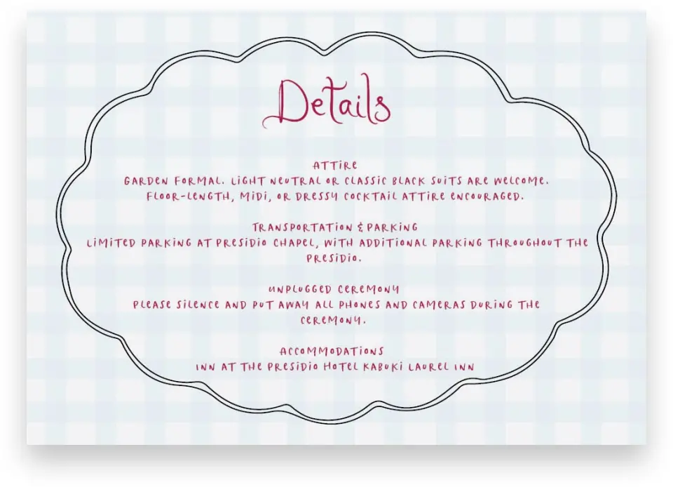This is a 5" x 3½" Wedding Invitation Enclosure Card called Love Dove printed in full color with Gold foil on Premium Smooth paper