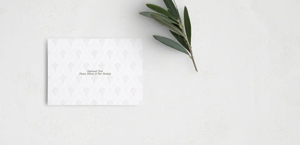 Guest Information Card Back View