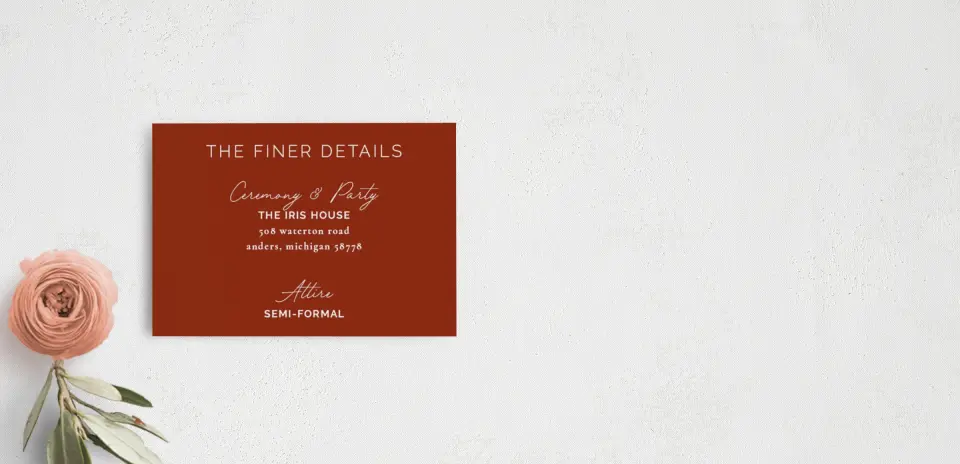 Guest Information Card