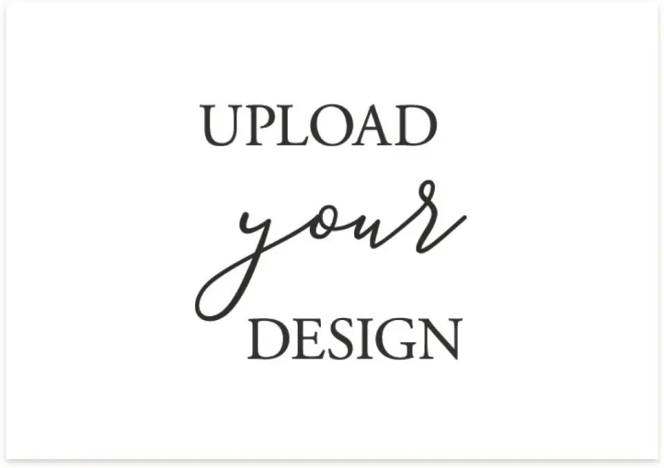 This is a 5" x 3½" Upload Your Design called 3½" x 5" Enclosure Cards printed in full color on Premium Smooth paper