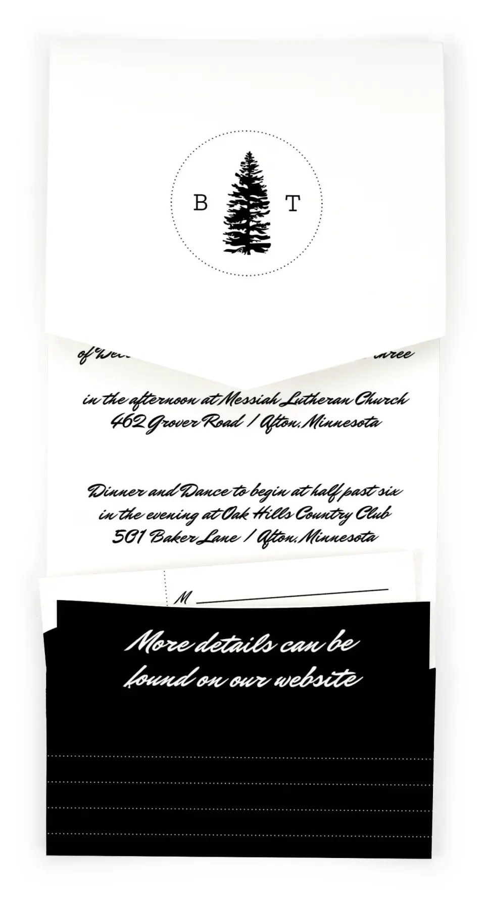 Splendid Pines | Pocket Invitations