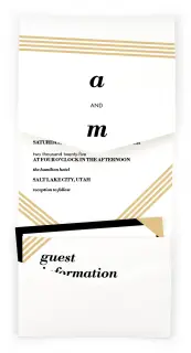 Pocket Wedding Invitation