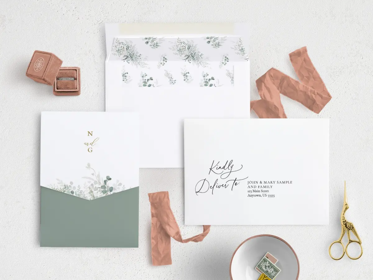 Front with Envelope Liner