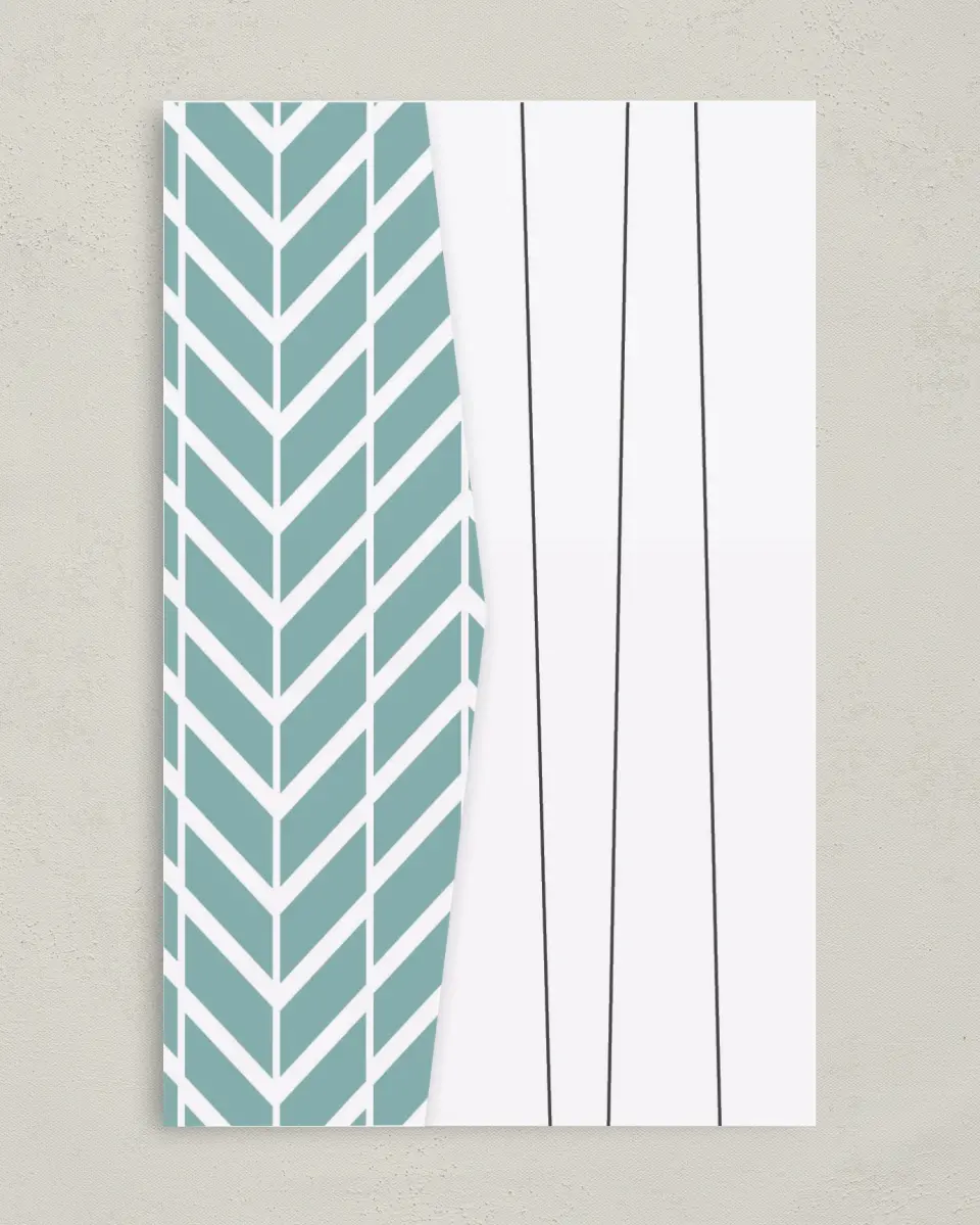 This is a 5" x 7⅞" Pocket Wedding Invitation called Forever Mine printed in full color on Premium Smooth paper