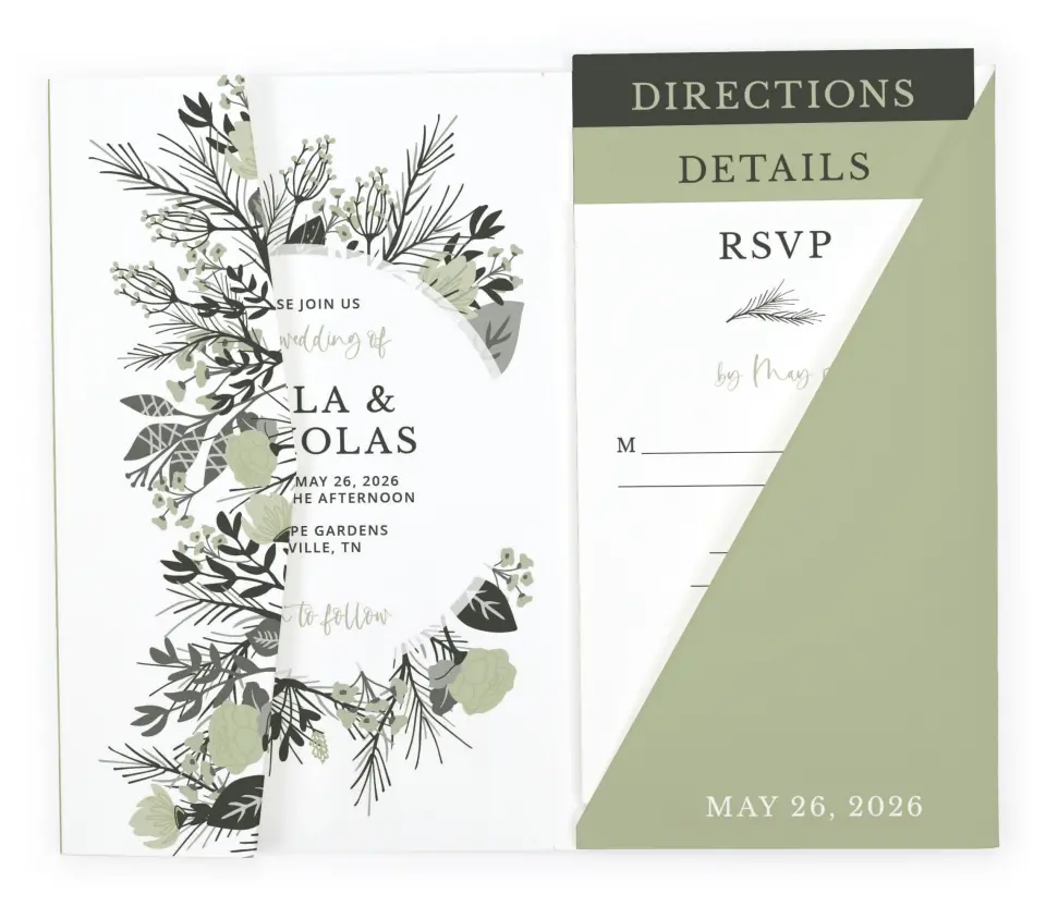 Greenery Crown | Pocket Invitations