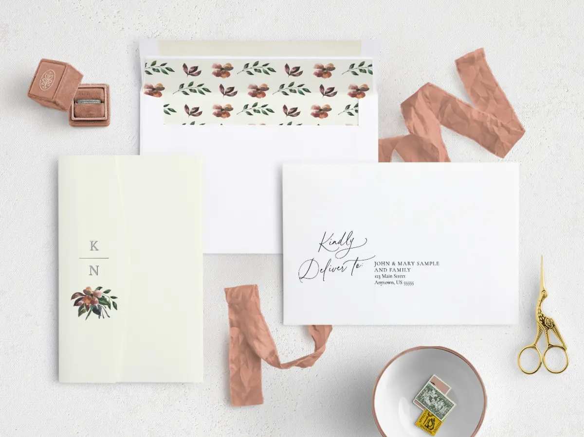 Front with Envelope Liner