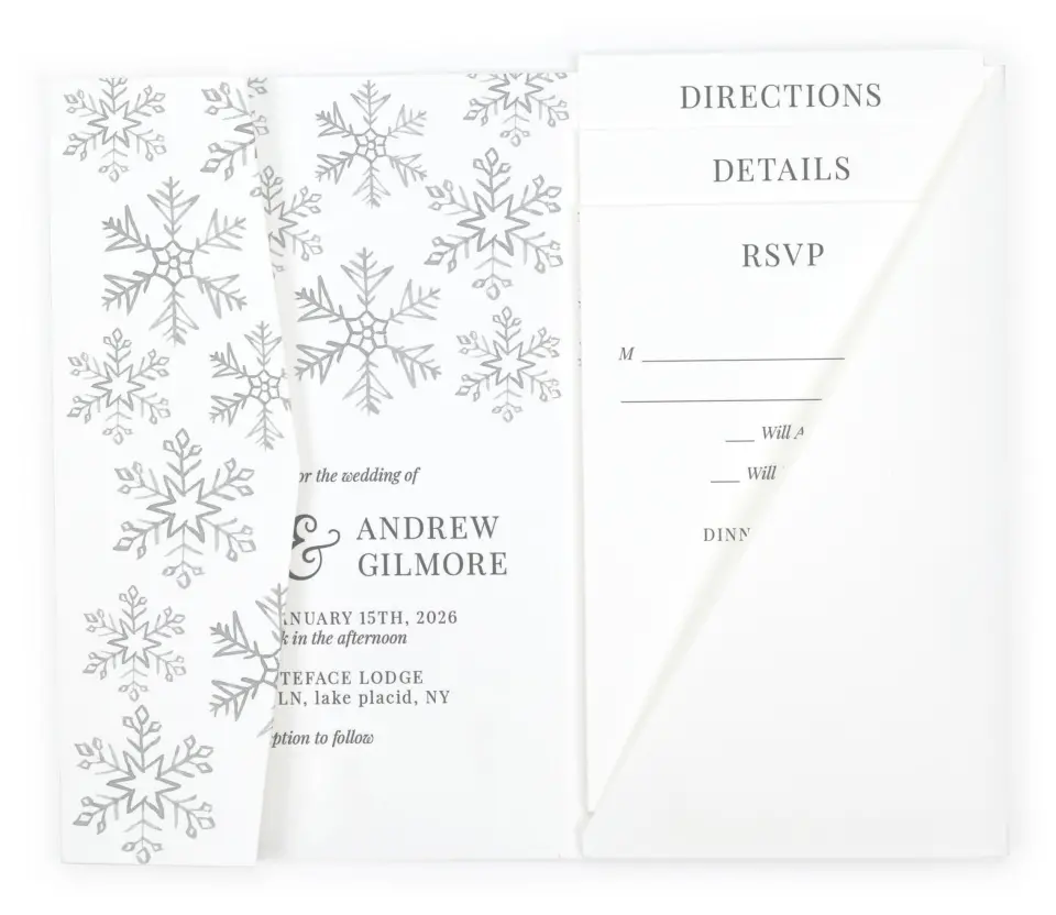 Sweet Snowflakes | Pocket Invitations