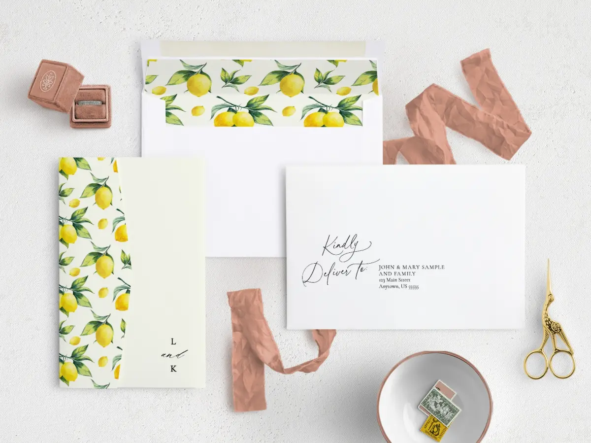 Front with Envelope Liner