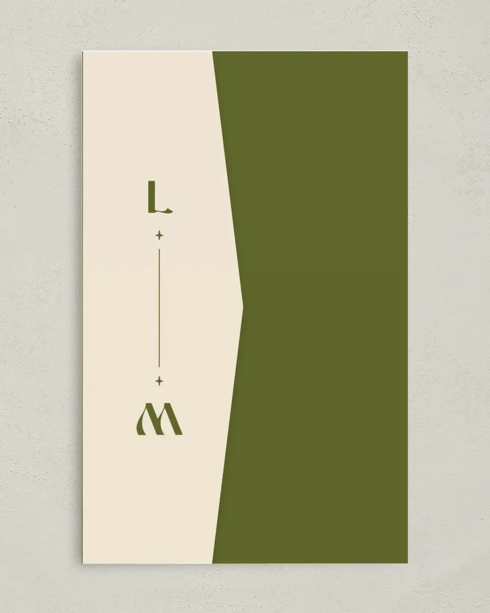 This is a 5" x 7⅞" Pocket Wedding Invitation called Desert Funk printed in full color on Premium Smooth paper