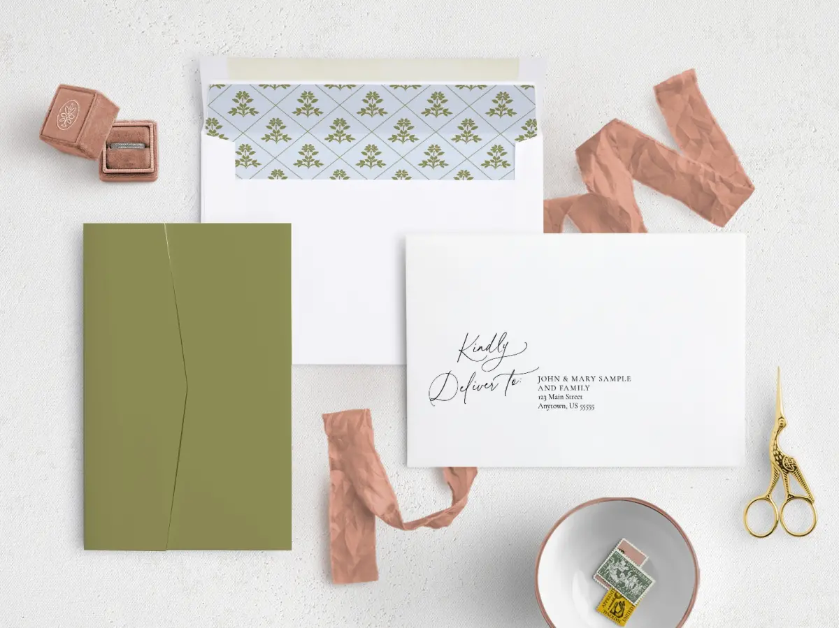 Front with Envelope Liner