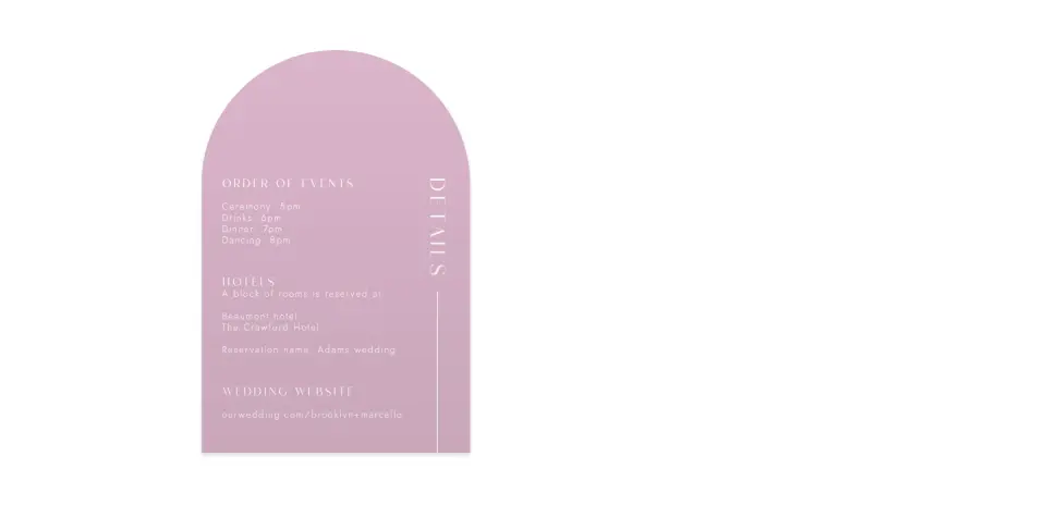Wedding Invitation Shapes