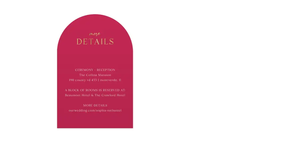 Wedding Invitation Shapes