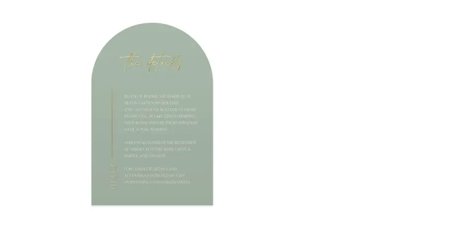 Wedding Invitation Shapes