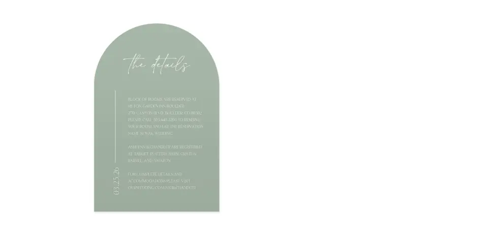 Wedding Invitation Shapes