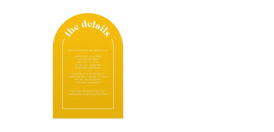 Wedding Invitation Shapes
