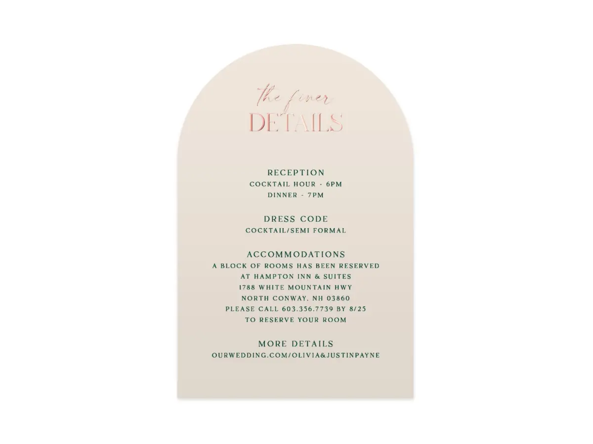 Wedding Invitation Shapes