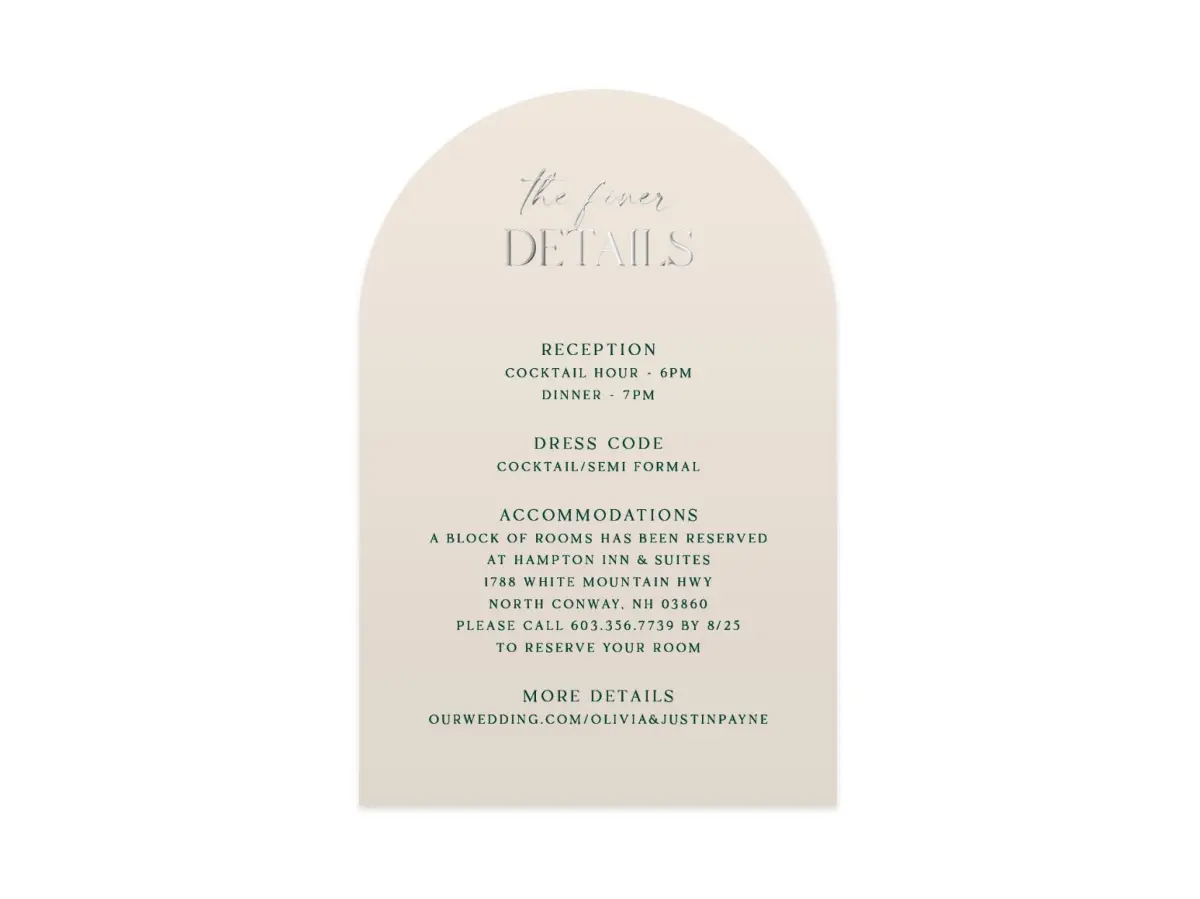 Wedding Invitation Shapes