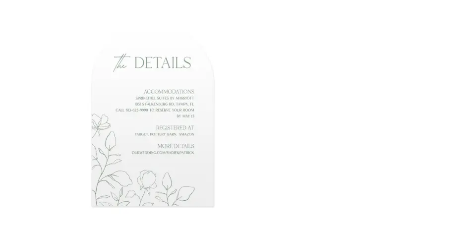 Wedding Invitation Shapes