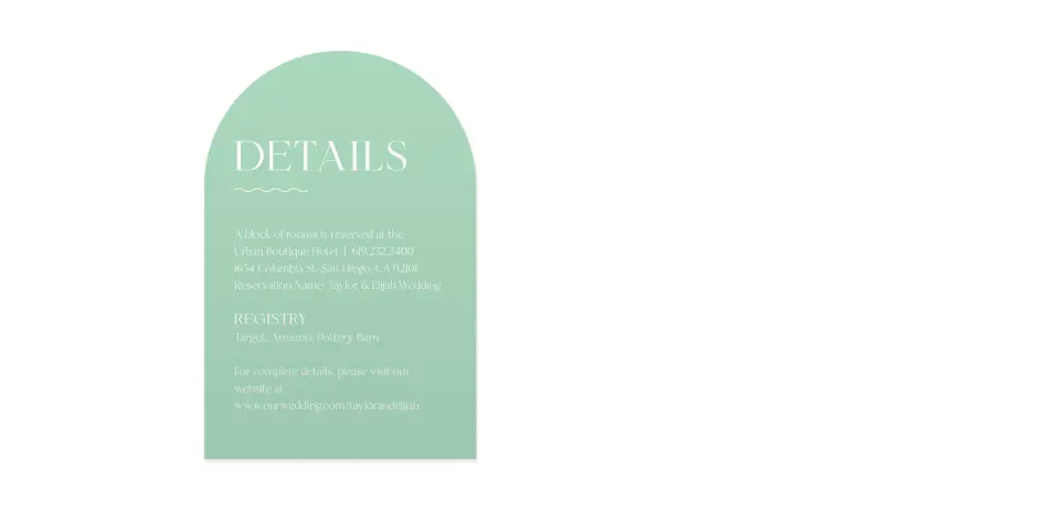 Wedding Invitation Shapes