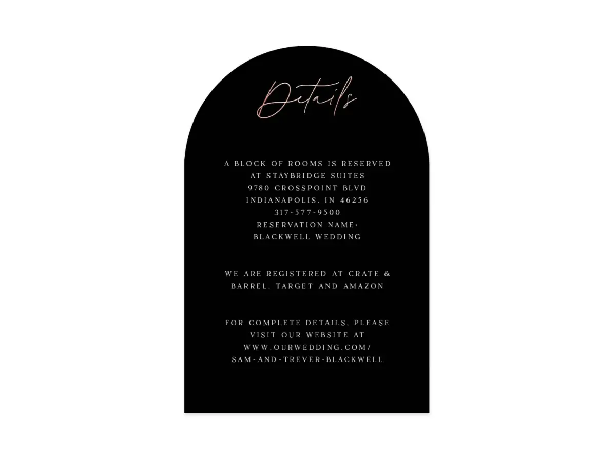 Wedding Invitation Shapes
