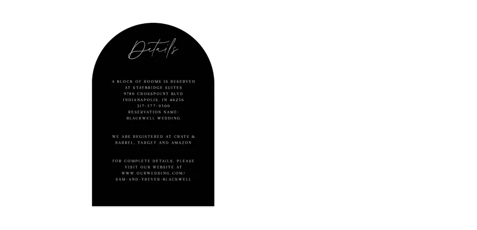 Wedding Invitation Shapes