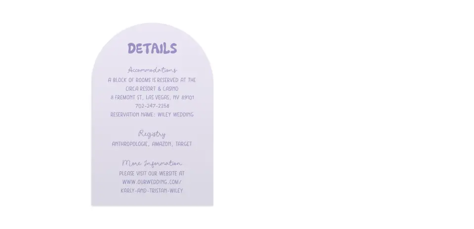 Wedding Invitation Shapes