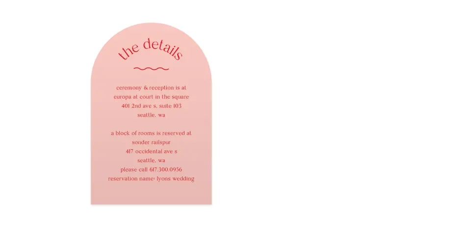 Wedding Invitation Shapes