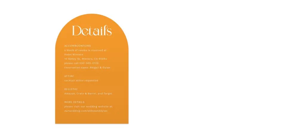 Wedding Invitation Shapes