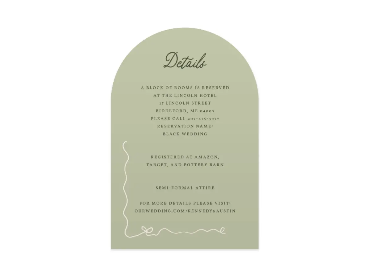 Wedding Invitation Shapes