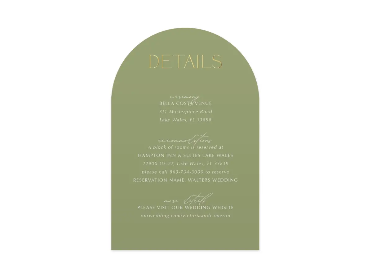 Wedding Invitation Shapes