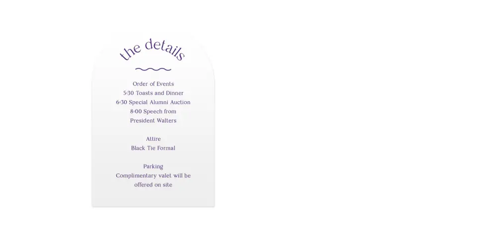 Wedding Invitation Shapes