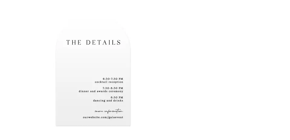 Wedding Invitation Shapes