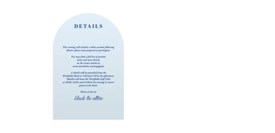 Wedding Invitation Shapes