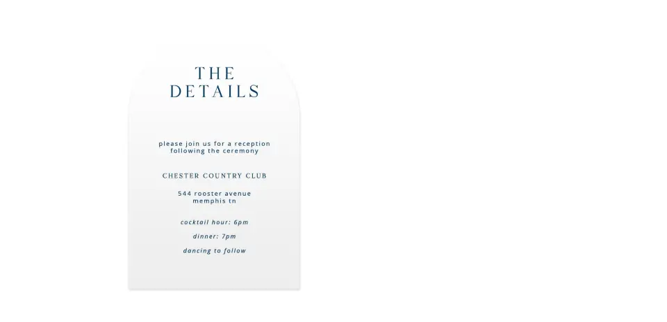 Wedding Invitation Shapes