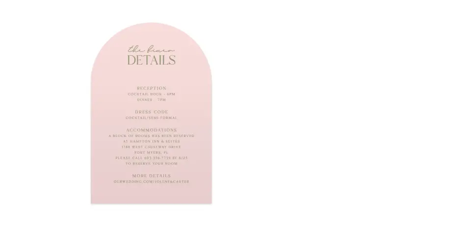 Wedding Invitation Shapes