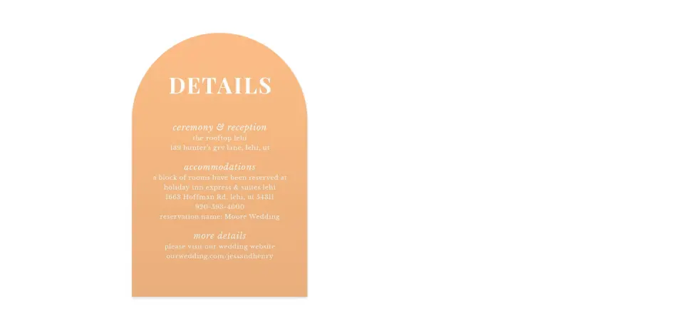 Wedding Invitation Shapes