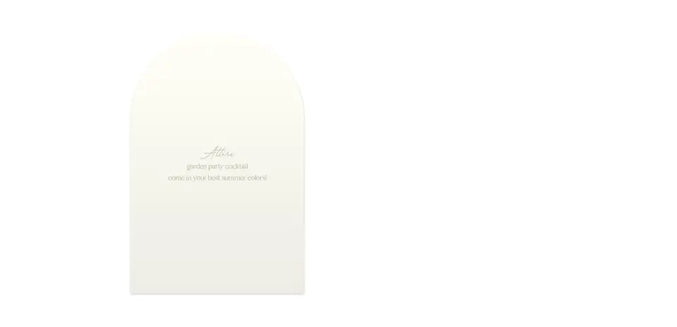 Wedding Invitation Shapes