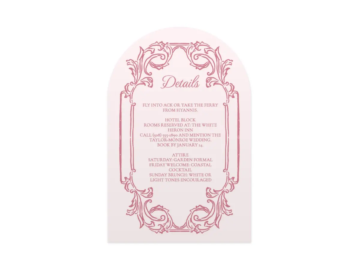 Wedding Invitation Shapes