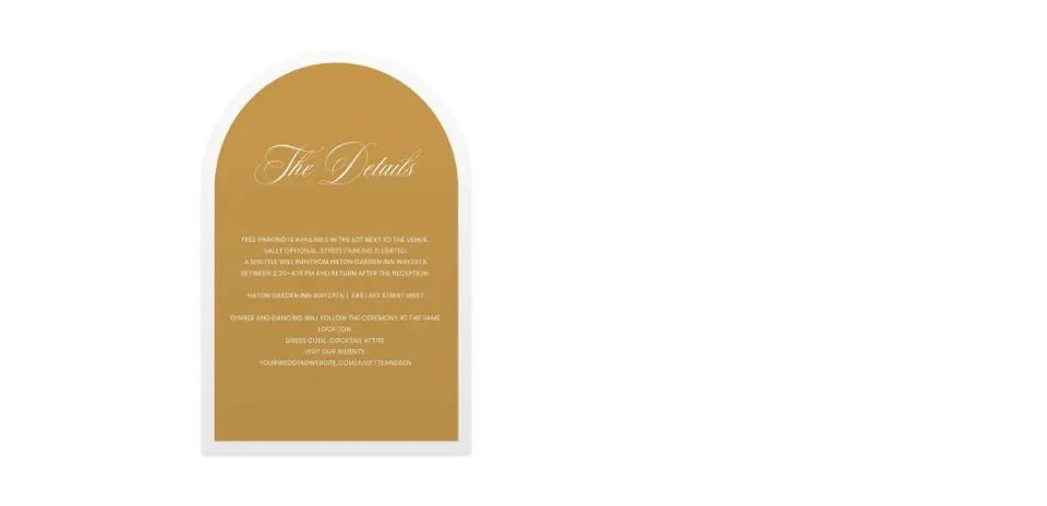 Wedding Invitation Shapes