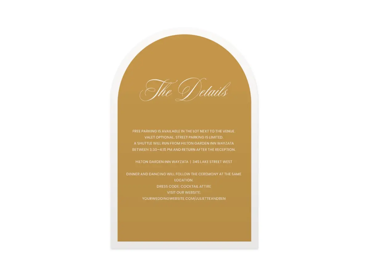 Wedding Invitation Shapes