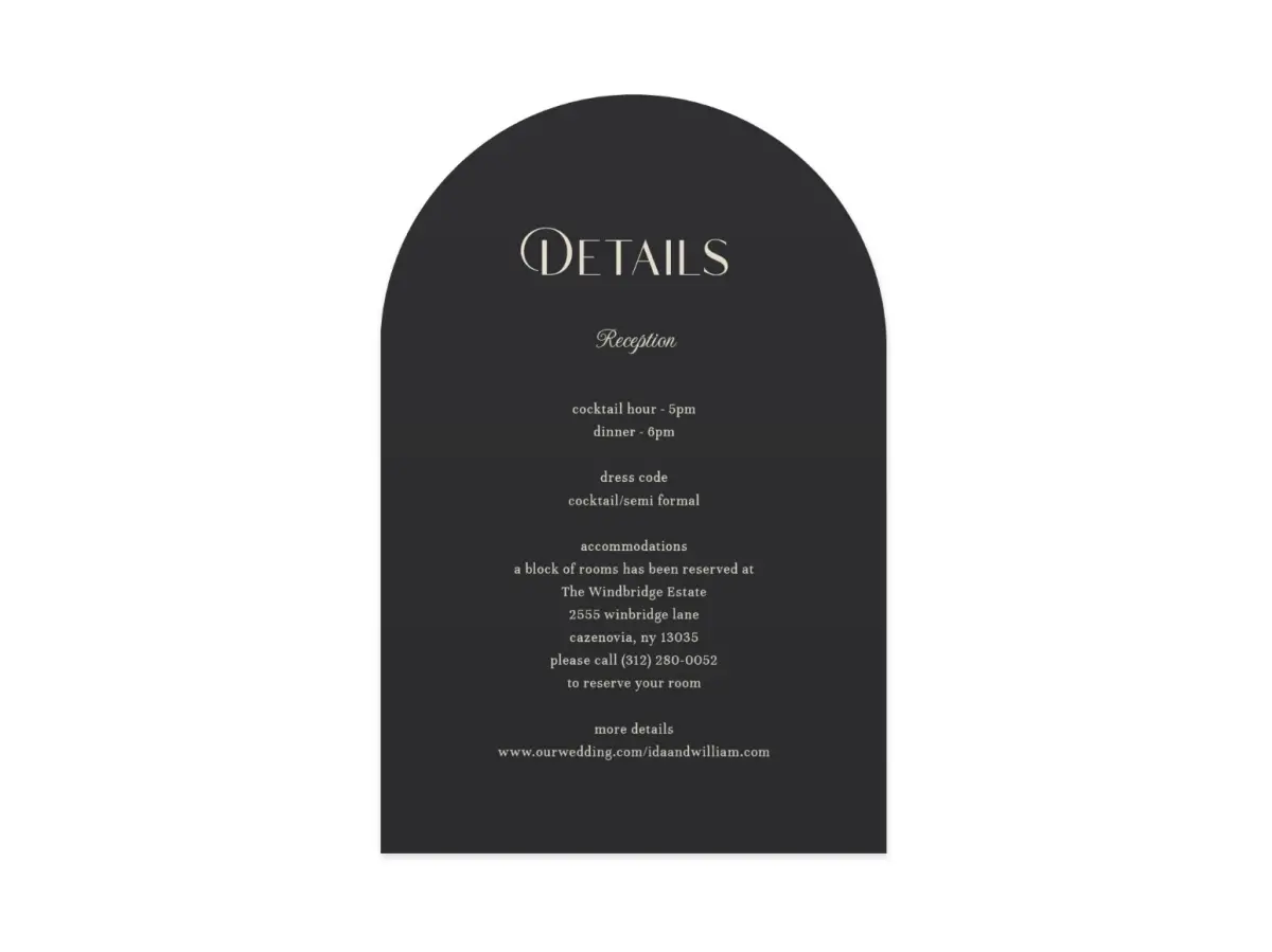 Wedding Invitation Shapes