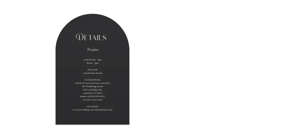 Wedding Invitation Shapes