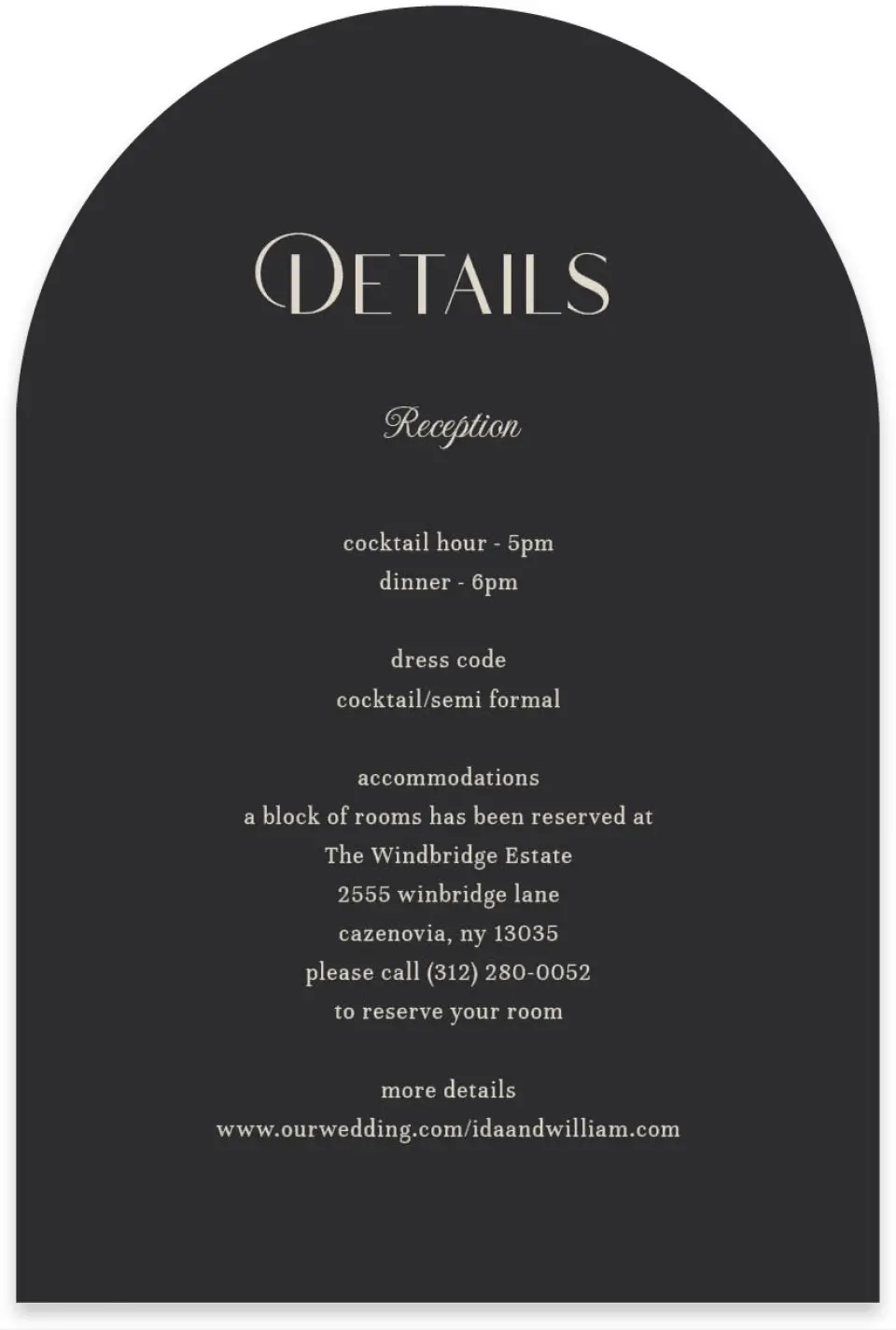 This is a 4" x 6" Wedding Invitation Enclosure Card called Winter Wildflowers printed in full color on Luxe Satin paper