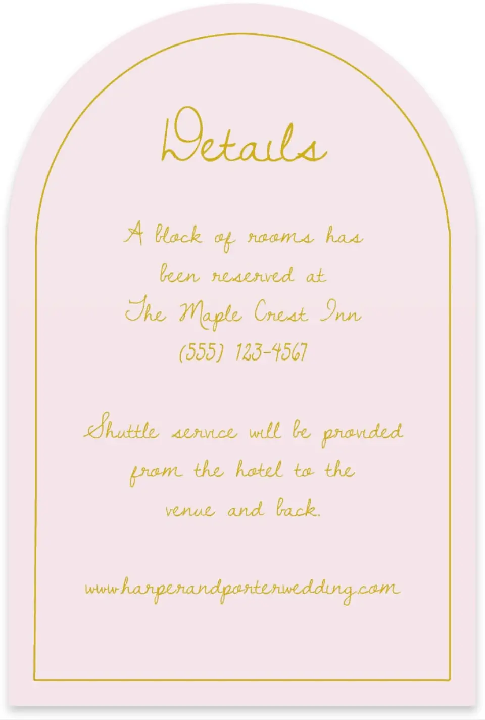 This is a 4" x 6" Wedding Invitation Enclosure Card called Forever Bud printed in full color on Luxe Satin paper
