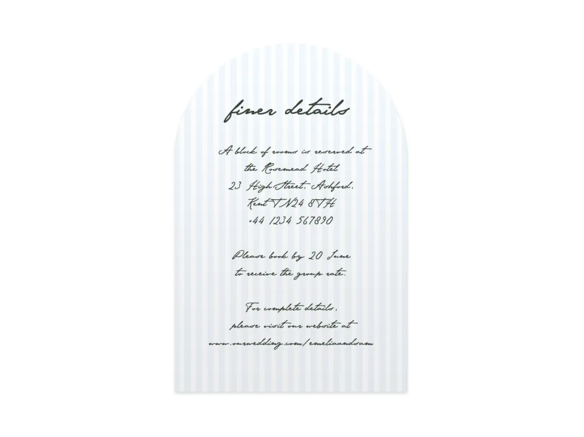 Wedding Invitation Shapes