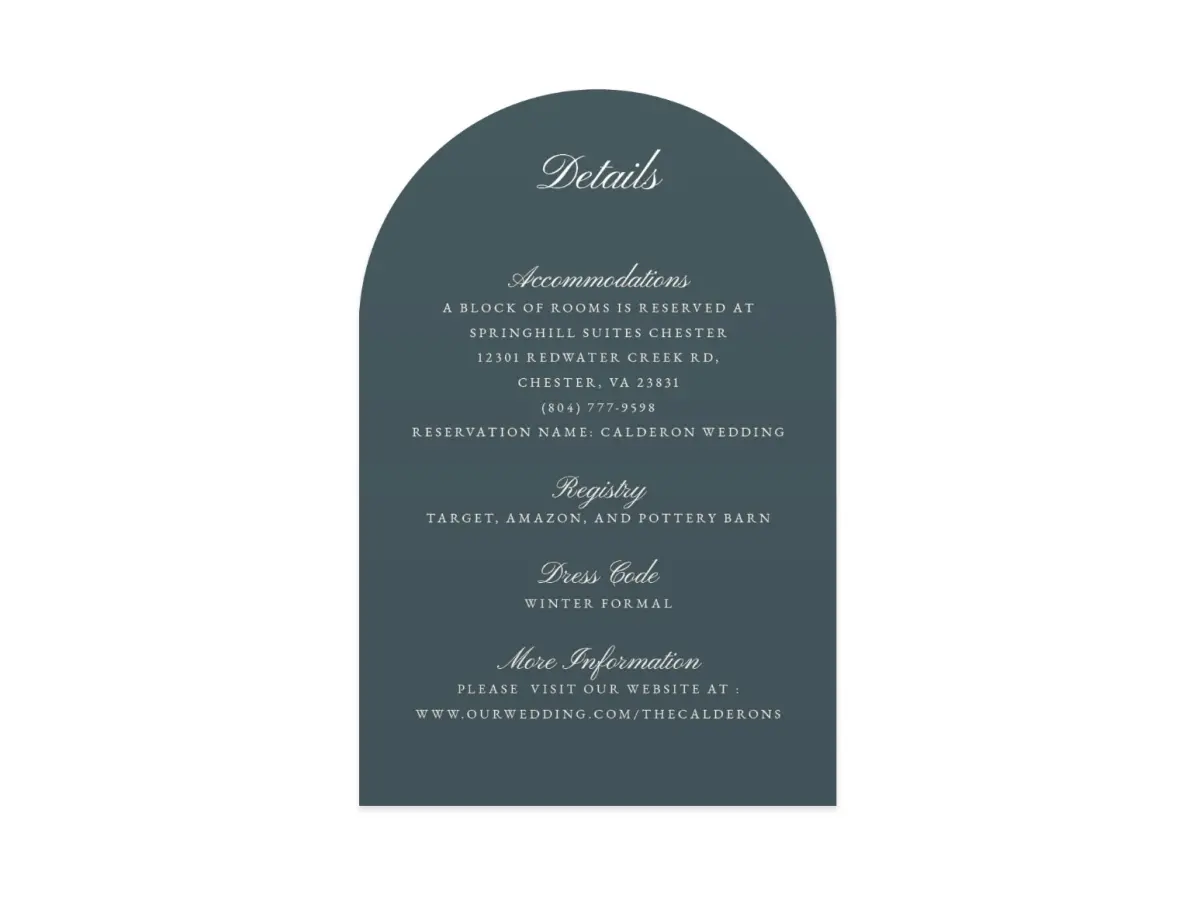 Wedding Invitation Shapes