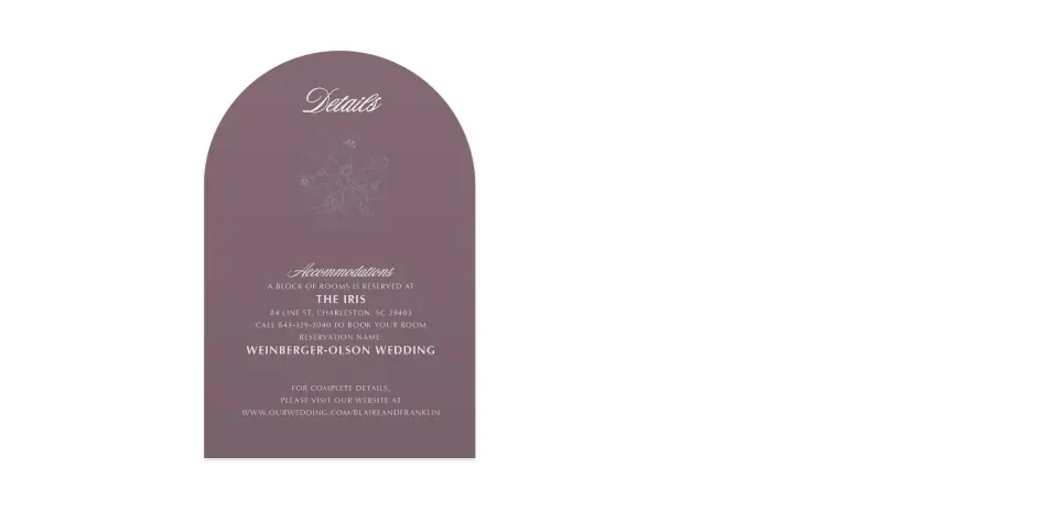 Wedding Invitation Shapes