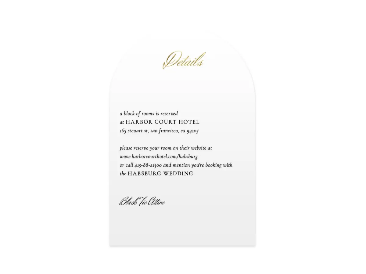 Wedding Invitation Shapes