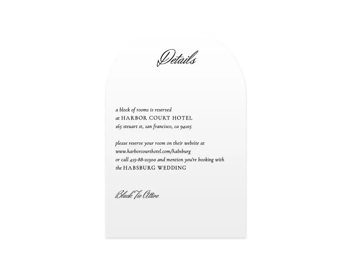 Wedding Invitation Shapes