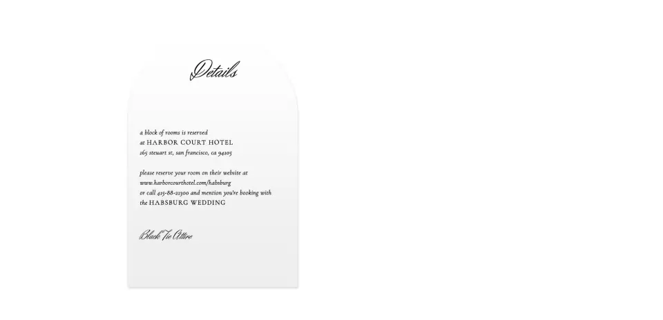 Wedding Invitation Shapes